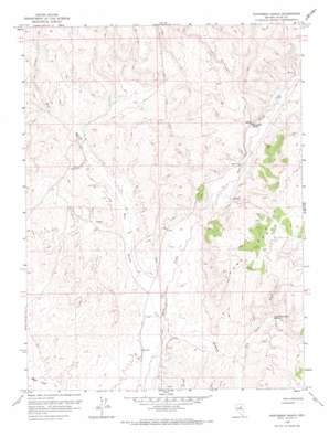 Huntsman Ranch topo map