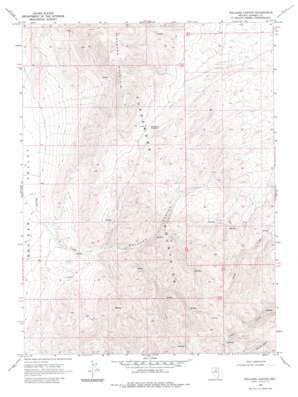 Welches Canyon topo map