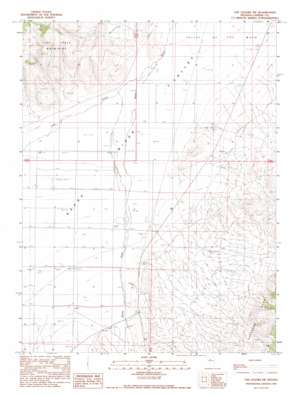 The Cedars Sw topo map