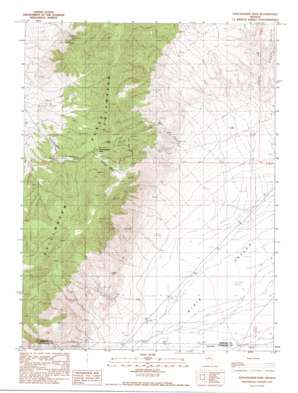 Fencemaker Pass topo map
