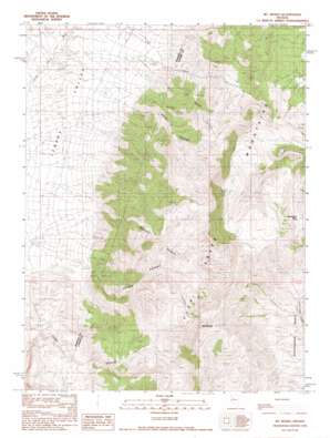 Mount Moses USGS topographic map 40117b4