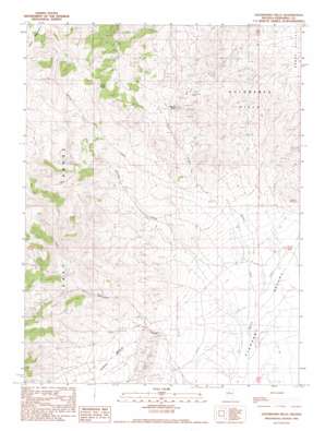 Goldbanks Hills USGS topographic map 40117d6