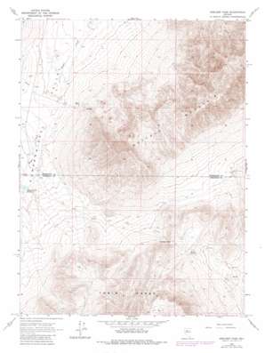 Smelser Pass topo map