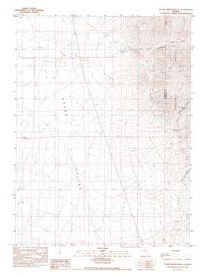 Clear Creek Ranch topo map