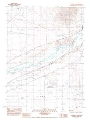 Winnemucca West USGS topographic map 40117h7