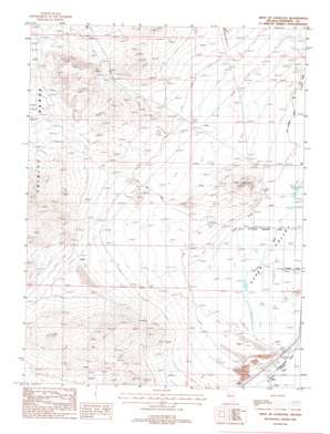 West Of Lovelock topo map