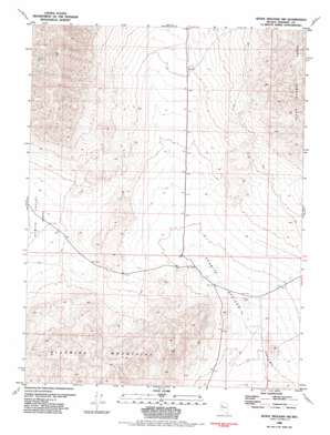 Seven Troughs USGS topographic map 40118d8