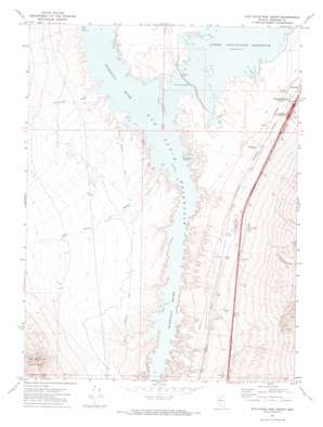Rye Patch Reservoir South USGS topographic map 40118e3