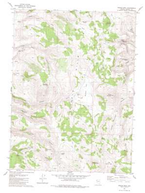 Poodle Mountain USGS topographic map 40119g6