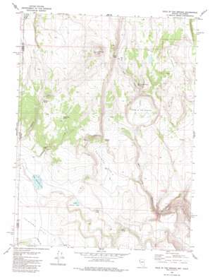 Hole In The Ground topo map