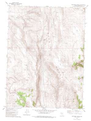Crutcher Canyon USGS topographic map 40119h5