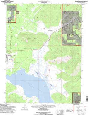 Westwood East topo map