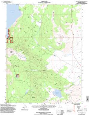 Gallatin Peak USGS topographic map 40120e6
