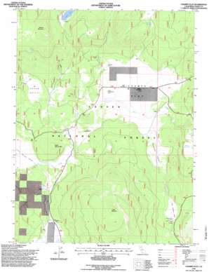 Champs Flat USGS topographic map 40120f8