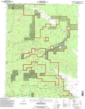 Humbug Valley USGS topographic map 40121b3