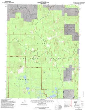 Bogard Buttes USGS topographic map 40121e2