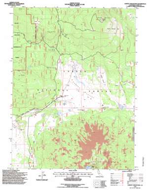 Harvey Mountain USGS topographic map 40121f1