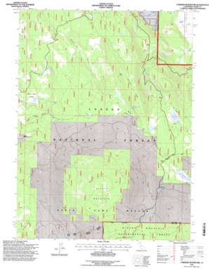 Corders Reservoir USGS topographic map 40121g2