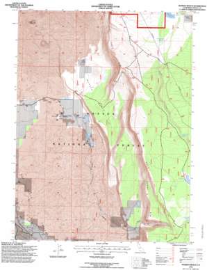 Hogback Ridge USGS topographic map 40121g4