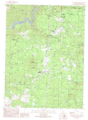 Montgomery Creek USGS topographic map 40121g8