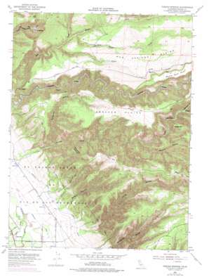 Tuscan Springs topo map