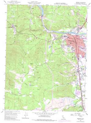 Redding USGS topographic map 40122e4