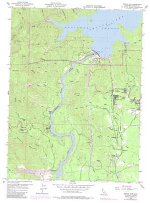 Shasta Dam USGS topographic map 40122f4