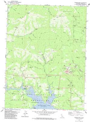 Whiskeytown USGS topographic map 40122f5