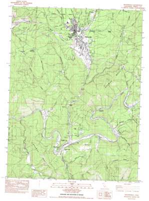 Weaverville USGS topographic map 40122f8