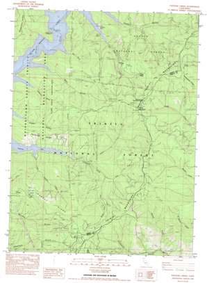 Papoose Creek topo map