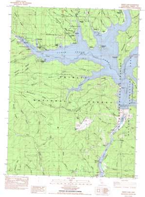 Trinity Dam USGS topographic map 40122g7