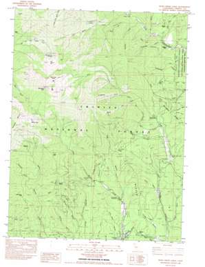 Rush Creek Lakes USGS topographic map 40122g8