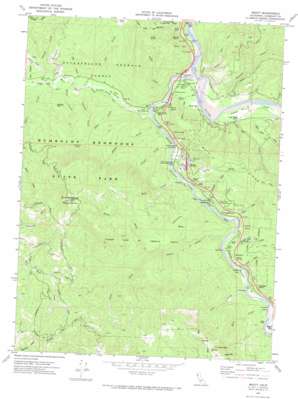 Weott USGS topographic map 40123c8