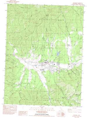 Hayfork USGS topographic map 40123e2