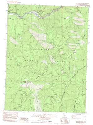 Hayfork Bally USGS topographic map 40123f2