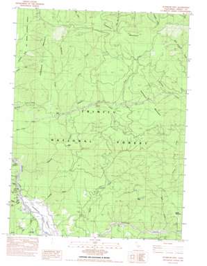 Hyampom Mountain USGS topographic map 40123f4