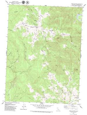 Iaqua Buttes topo map