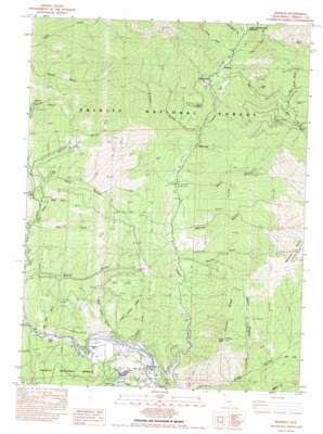 Dedrick USGS topographic map 40123g1