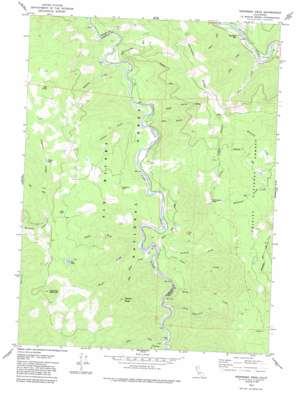 Hennessy Peak USGS topographic map 40123g5