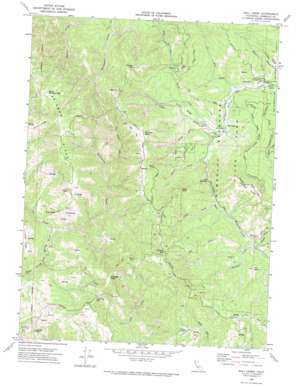Bull Creek USGS topographic map 40124c1