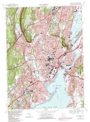 New Haven USGS topographic map 41072c8