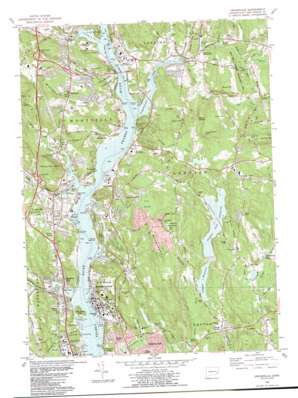 Uncasville USGS topographic map 41072d1
