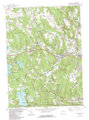 Fitchville topo map