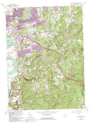 Glastonbury USGS topographic map 41072f5