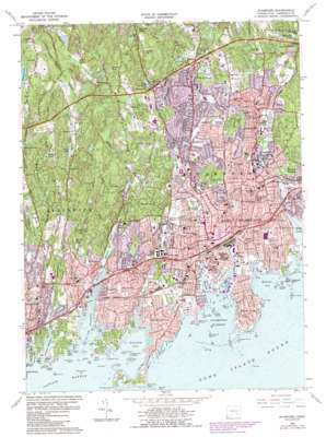 Stamford USGS topographic map 41073a5