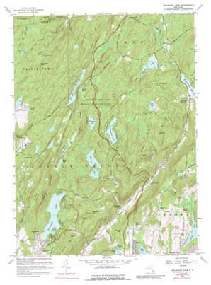 Oscawana Lake USGS topographic map 41073d7