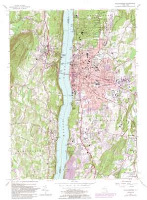 Poughkeepsie USGS topographic map 41073f8