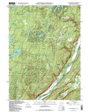 Lake Maskenozha USGS topographic map 41074b8