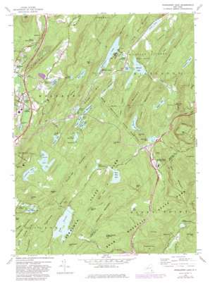 Popolopen Lake USGS topographic map 41074c1
