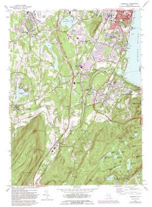 Cornwall-on-Hudson USGS topographic map 41074d1